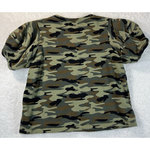 Athropologie Velvet by Graham & Spencer Shirt Womens Sz XS Puff Sleeve T-shirt - Picture 5 of 7